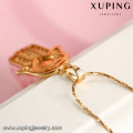 32797 xuping moda 18 K banhado a ouro grande cristal colorido charme pingente